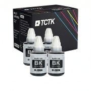 TCTK Atramentové náplne 135ml sada 4 ks čierna kompatibilný s Canon PIXMA G1400 G1410 G1411 G2400 G2410 G2411 G3400 G3410 G3411 G4400 G4410 G4411