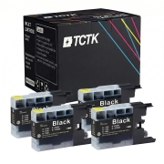 TCTK Atramentové náplne LC-1280 sada 4 ks čierna kompatibilný s Brother MFC-J 5910 CDW DW, pre MFC-J 6510 DW, pre MFC-J 6710 CDW DW, pre MFC-J 6910 CDW DW, nahrádza LC1280XLBK
