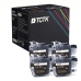 TCTK Atramentové náplne LC-3217 sada 4 ks čierna kompatibilný s Brother MFC-J 5330 DW, pre MFC-J 5335 DW DWF, pre MFC-J 5730 DW, pre MFC-J 5830 DW, pre MFC-J 5930 DW, nahrádza LC3217BK