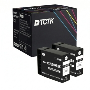 TCTK Atramentové náplne PGI-2500XL sada 4 ks čierna kompatibilný s Canon MAXIFY iB 4000 4050 4100 4150, MAXIFY MB 5000 5050 5100 5150 5155 5300 5350 5400 5450 5455, nahrádza 9254B001