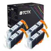 TCTK Atramentové náplne 5 sada 4 ks čierna kompatibilný s Canon BJC 3000 6000 6100 6200, BJC 6200 S, BJC 6500 8200, BJC 8200 Photo, MultiPASS C 100, PIXMA i 860 865, PIXMA i 900 D, PIXMA i 905 D
