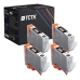 TCTK Atramentové náplne CLI-65BK sada 4 ks čierna kompatibilný s Canon PIXMA PRO-200, nahrádza 4215C001