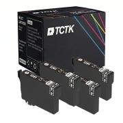 TCTK Atramentové náplne T1291 sada 4 ks čierna kompatibilný s Epson Stylus Office B 42 WD, Stylus Office BX 305 F FW, Stylus Office BX 305 FW Plus, Stylus Office BX 320 FW, nahrádza C13T12914010