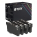 TCTK Atramentové náplne 18XL sada 4 ks čierna kompatibilný s Epson Expression Home XP-100 XP-102 XP-200 XP-202 XP-205 XP-210 XP-212 XP-215 XP-225 XP-30 XP-300 XP-302 XP-305, nahrádza C13T18114012