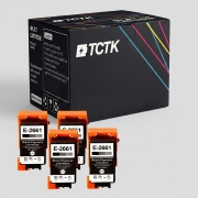 TCTK Atramentové náplne 266 sada 4 ks čierna kompatibilný s Epson WorkForce WF-100 W, WorkForce WF-110 W, nahrádza C13T26614010