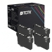 TCTK Atramentové náplne 604XL sada 4 ks čierna kompatibilný s Epson Expression Home XP-2200 XP-2205 XP-3200 XP-3205, pre Expression Home XP-3205 E, pre Expression Home XP-4200, nahrádza C13T10H14010