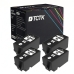 TCTK Atramentové náplne 903XL sada 4 ks čierna kompatibilný s HP OfficeJet 6900 6950, pre OfficeJet Pro 6860 6868 6950 6960 6968 6970 6975 6978, nahrádza T6M15AE
