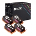 TCTK Atramentové náplne 920XL sada 4 ks čierna kompatibilný s HP OfficeJet 6000, pre OfficeJet 6000 Wireless, pre OfficeJet 6500, pre OfficeJet 6500 A, pre OfficeJet 6500 A Plus, nahrádza CD971AA