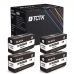 TCTK Atramentové náplne 950XL sada 4 ks čierna kompatibilný s HP Officejet Pro 251dw 276dw 8100 8600 8610 8615 8616 8620 8625 8630 8640 8650 8660, nahrádza CN045AE