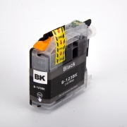 Kompatibilná náhrada za Kompatibilní s Brother LC123BK / 16ml Atrament Černá (Atramentové kazety - Farbivo)