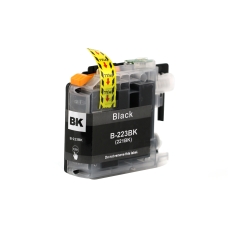 Kompatibilní s Brother LC223BK / 16ml Atrament Černá (Atramentové kazety)