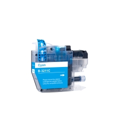 Kompatibilní s Brother LC3211C / 5.5ml Atrament Azurová (Atramentové kazety)