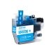 Kompatibilní s Brother LC422XLC / 19ml Atrament Azurová (Atramentové kazety)