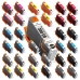 TCTK Atramentové náplne PFI-300CO PFI-300C PFI-300GY PFI-300MBK PFI-300M PFI-300PBK PFI-300PC PFI-300PM PFI-300R PFI-300Y sada 40 ks viacfarebná (po 4 ks) kompatibilný s Canon imagePROGRAF PRO-300