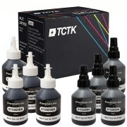 TCTK Atramentové náplne BT6000BK BT6000BK sada 8 ks 4x čierna 4x azúrová kompatibilný s Brother DCP-T300 DCP-T500W DCP-T700W MFC-T800W