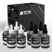 TCTK Atramentové náplne 100mlBT6000BK BT6000BK sada 8 ks 4x čierna 4x azúrová kompatibilný s Brother DCP-T300 DCP-T500W DCP-T700W MFC-T800W