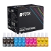 TCTK Atrament T6641 T6642 T6643 T6644 Sada 12ks 3x CMYK kompatibilné s Epson EcoTank ET-14000 ET-2500 ET-2550 ET-4500 L120 L210 L310 L355 L382 L555, nahrádza C13T66414A C13T664140