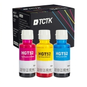TCTK Atramentové náplne 100ml GT52C GT52M GT52Y sada 3 ks CMY kompatibilný s HP DeskJet GT 5810 5820 5822, Ink Tank 115 118 310 311 315 318 319 410 411 412 415 416 418 419, Smart Tank 500 502 508 511