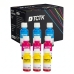 TCTK Atramentové náplne 100ml GT52C GT52M GT52Y sada 9 ks CMY (po 3 ks) kompatibilný s HP DeskJet GT 5810 5820 5822, Ink Tank 115 118 310 311 315 318 319 410 411 412 415 416 418 419, Smart Tank 500