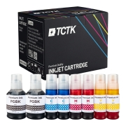 TCTK atrament 4 balenie GI-51PGBK GI-51C GI-51M GI-51Y CMYK kompatibilný s Canon PIXMA G1520 G1530 G1560 G2520 G2560 G2570 G3520 G3560 G3570 G3571 G3572 G3590 G4570, nahrádza 4529C001