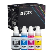 TCTK atrament GI-590 BK GI-590 C GI-590 M GI-590 Y sada 4 ks CMYK kompatibilný s Canon PIXMA G1500 G1510 G2500 G3500 G4400 G4511, nahrádza 1603C001