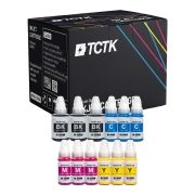 TCTK atrament GI-590 BK GI-590 C GI-590 M GI-590 Y 12 ks CMYK kompatibilný s Canon PIXMA G1500 G2500 G3500 G4400 G4500, nahrádza 1603C001