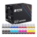 TCTK Atrament 104 Sada 12 ks CMYK Kompatibilné s Epson EcoTank ET-1810 ET-2400 ET-2710 ET-2720 ET-2810 ET-2820 ET-2850 ET-3750 ET-3850 ET-4750 ET-4800 ET-4850, Nahrádza C13T00P140