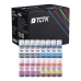 Multipack (16) Atramenty CMYK (Azúrová/Purpurová/Žltá/Čierna) Kompatibilné s Epson EcoTank - Nahrádza T6641 (C13T66414A) (C13T664140)