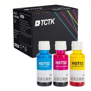 TCTK Atramentové náplne 70ml GT52M GT52Y sada 3 ks CMY kompatibilný s HP DeskJet GT 5810 5820 5822, Ink Tank 115 118 310 311 315 318 319 410 411 412 415 416 418 419, Smart Tank 500 502 508 511 514 515