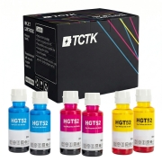TCTK Atramentové náplne 70ml GT52M GT52Y sada 6 ks CMY (po 2 ks) kompatibilný s HP DeskJet GT 5810 5820 5822, Ink Tank 115 118 310 311 315 318 319 410 411 412 415 416 418 419, Smart Tank 500 502 508