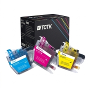 TCTK atramentové kazety LC-3217 sada 3 ks CMY kompatibilné s Brother MFC-J 5330 DW 5730 DW 6530 DW 6730 DW 6930 DW, nahrádza LC3217C