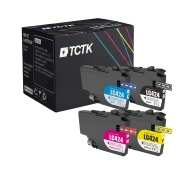 TCTK toner LC-424 4 balenie CMYK kompatibilný s Brother DCP-J 1200 DCP-J 1200 DW DCP-J 1200 W DCP-J 1200 WE Ecopro, nahrádza LC424BK