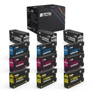 TCTK atramentové kazety PGI-1500XL PGI-1500XLBK 12 ks CMYK kompatibilné s Canon MAXIFY MB 2000 2050 2100 2150 2155 2300 2350 2700 2750 2755, nahrádza 9182B001