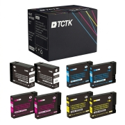 TCTK atramentové kazety PGI-2100 8-balenie CMYK kompatibilné s Canon MAXIFY iB4000 iB4010 iB4020 iB4030 iB4040, MB5000 MB5020 MB5030, nahrádza PGI-2100