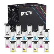 TCTK toner 4-pack CMYK kompatibilný s Epson WorkForce Pro WF-C529R WF-C529R DTW WF-C579R D2TWF WF-C579R DTWF WF-C579R DWF, nahrádza C13T01C100 C13T01D200 C13T01D300 C13T01D400