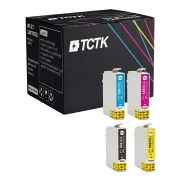TCTK atramentové kazety 891 892 E-0713 894 4 balenie CMYK kompatibilné s Epson Office B40W BX300F BX300FW BX310FN Stylus SX610FW, nahrádza OEM 891 892 E-0713 894