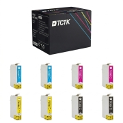 TCTK toner 891 892 E-0713 894 8-bal. CMYK kompatibilný s Epson Office B40W BX300F BX310FN Stylus BX600FW SX100, nahrádza OEM