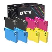 TCTK Atramentové kazety 18XL 8-bal. CMYK kompatibilné s Epson Expression Home XP-100 XP-102 XP-200 XP-202 XP-205 XP-210 XP-212 XP-215 XP-225, nahrádza C13T18114012