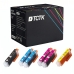 TCTK Atramentové náplne 24XL 24XL 24XL 24XL 24XL 24XL sada 6 ks 1x čierna 2x azúrová 2x purpurová 1x žltá kompatibilný s Epson Expression Photo XP-55 XP-65 XP-750 XP-760 XP-850, nahrádza C13T24314012