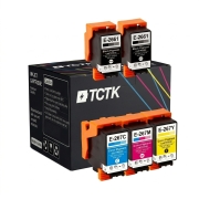 TCTK Atramentové náplne 266 267 sada 2 ks čierna Multi-Color kompatibilný s Epson WorkForce WF-100 W, WorkForce WF-110 W, nahrádza C13T26614010