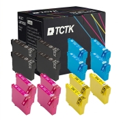 TCTK atramentové kazety 27XL 4balenie CMYK kompatibilné s Epson WorkForce WF-3600 WF-3620 DWF WF-3640 DTWF WF-7110 DTW, nahrádza C13T27014012
