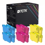 TCTK Atramentové náplne 27 27 27 sada 12 ks CMY (po 4 ks) kompatibilný s Epson WorkForce WF-3600, WorkForce WF-3620 DWF WF, WorkForce WF-3640 DTWF, WorkForce WF-7110 DTW, nahrádza C13T27024012