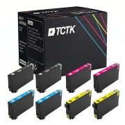 TCTK atramentové kazety 405XL 8-balenie CMYK kompatibilné s Epson WorkForce EC-C 7000 WF-3820 DWF WF-3825 DWF WF-3830 DTWF, nahrádza C13T05H14010