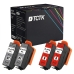 TCTK Atramentové náplne 478XL 478XL sada 4 ks 2x Gray 2x Red kompatibilný s Epson Expression Photo HD XP-15000, nahrádza C13T04F64010