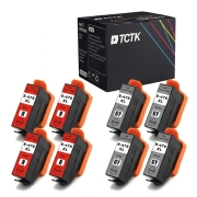 TCTK Atramentové náplne 478XL 478XL sada 6 ks 3x Gray 3x Red kompatibilný s Epson Expression Photo HD XP-15000, nahrádza C13T04F64010