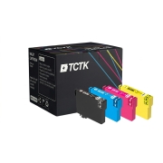 TCTK atramentové kazety 603XL 4 balenie CMYK kompatibilné s Epson Expression Home XP-2100 XP-2105 XP-2150 XP-2155 XP-3100 XP-3105, nahrádza C13T03A14010