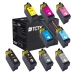 TCTK Atramentové náplne T7601 T7602 T7603 T7604 T7605 T7606 T7607 T7608 T7609 sada 9 ks viacfarebná kompatibilný s Epson SureColor SC-P 600, nahrádza C13T76014010