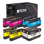 TCTK toner 711 CZ133A 8-pack CMYK kompatibilný s HP DesignJet T120 T125 T130 T520 T525 T530, nahrádza CZ133A