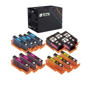 TCTK atrament 920XL 4 balenie CMYK kompatibilný s HP OfficeJet 6000 6500 7000 7500, nahrádza CD971AA