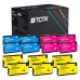 TCTK Atramentové náplne 953XL 953XL 953XL sada 12 ks CMY (po 4 ks) kompatibilný s HP OfficeJet Pro 7700 7720 7730 7740, pre OfficeJet Pro 7740 WF, pre OfficeJet Pro 8200 8210 8216, nahrádza F6U16AE